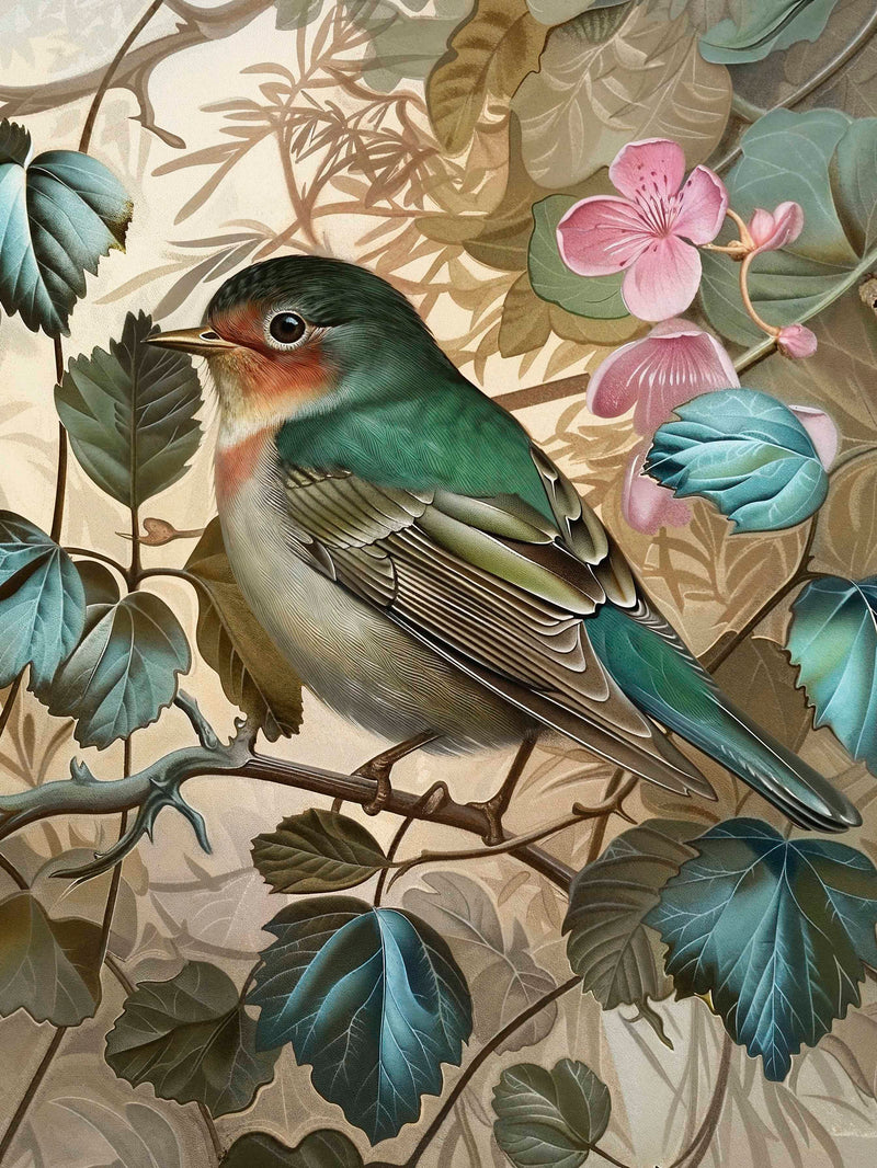 Sweet Melody - Songbird Among Blossoms