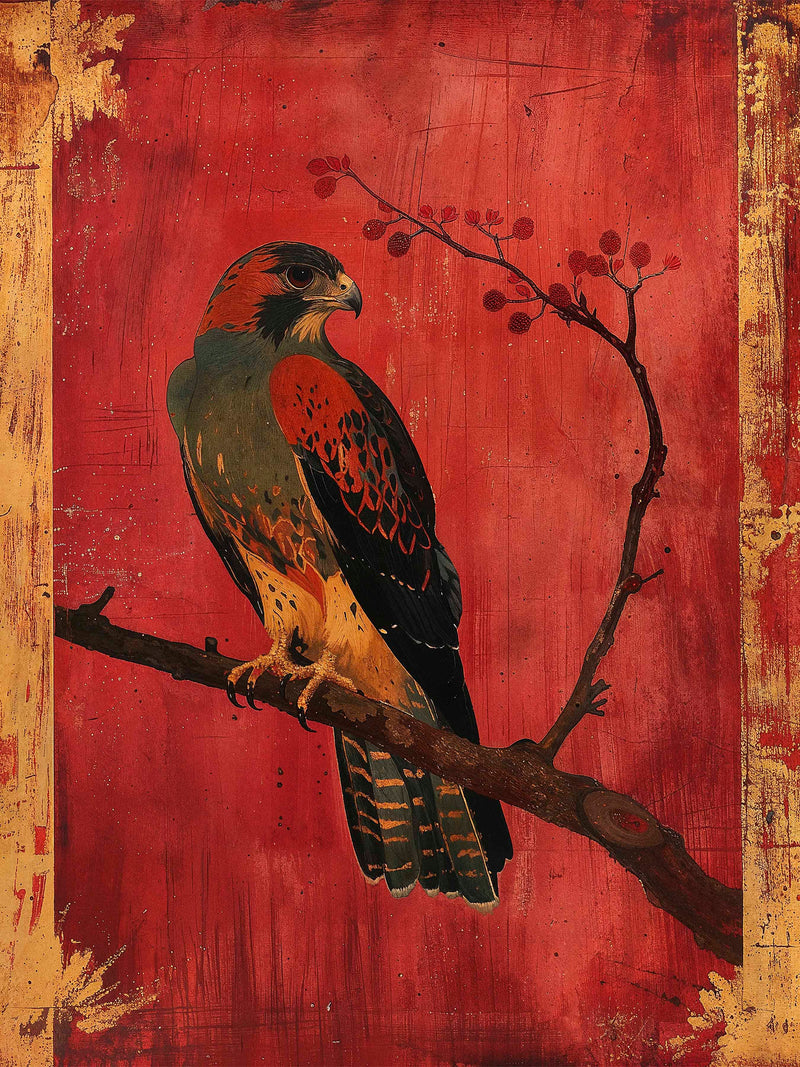 Crimson Majesty - Falcon of the Silk Road