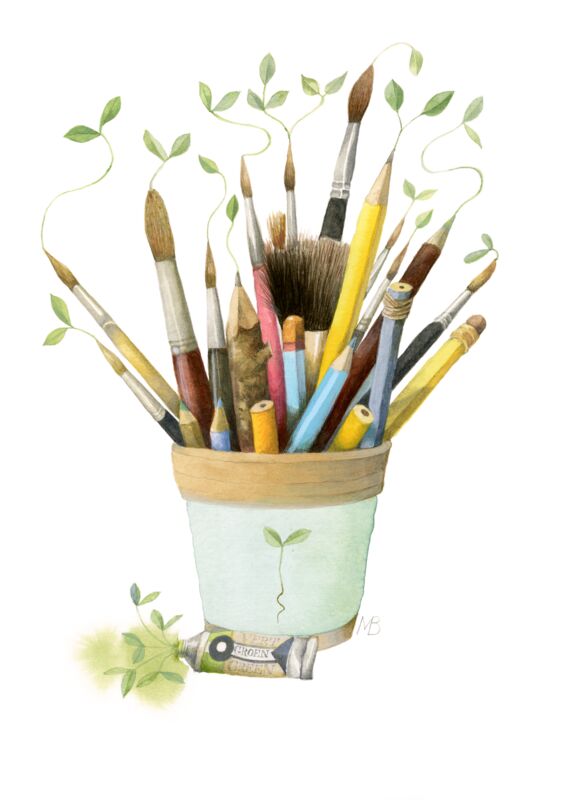 Coloring the New Year by Marjolein Bastin