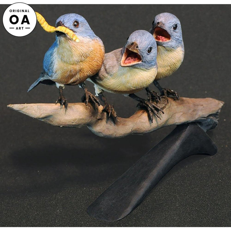 Bluebirds by Jim Maas