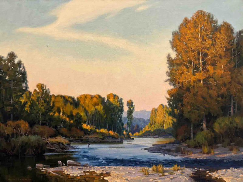 Autumn Evening. Snoqualmie River