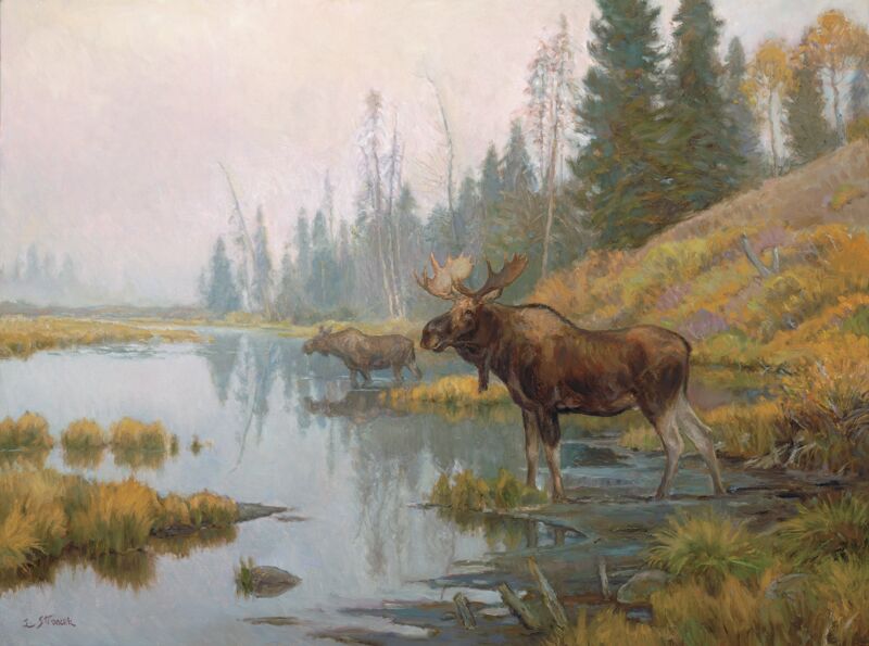 Autumn in Moose Country by Lee Stroncek