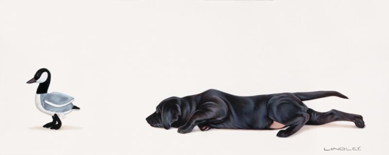 Black Attack—Black Lab by Brett Longley