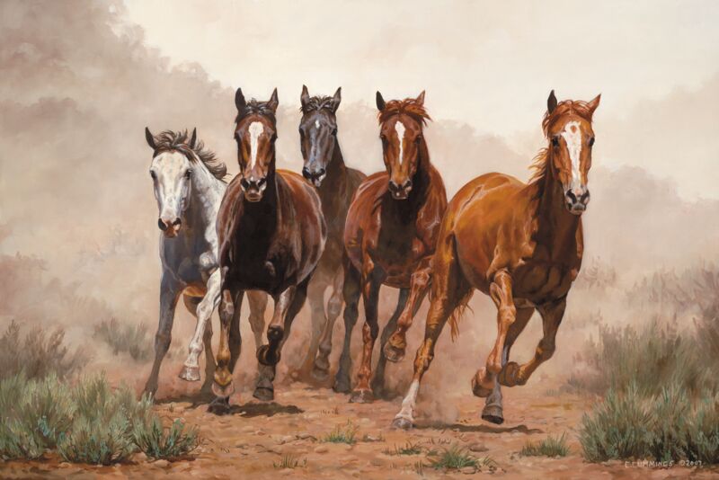 Break Away—Horses by Chris Cummings