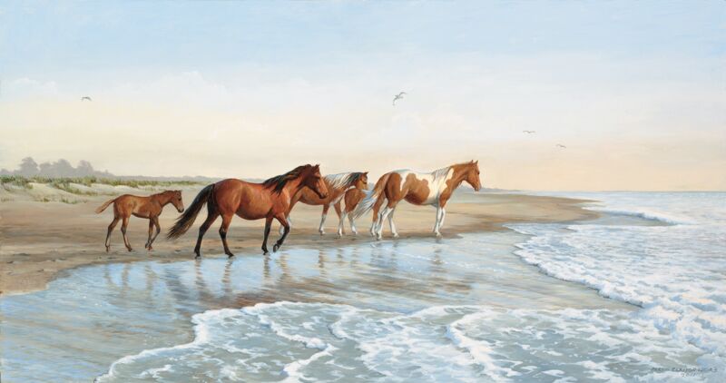 Chincoteague Ponies by Persis Clayton Weirs