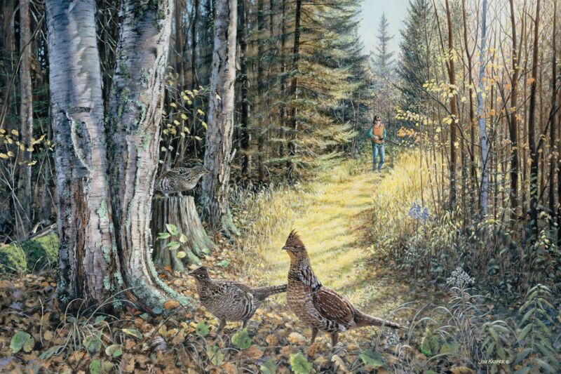 Corner Covey—Grouse by Jim Kasper