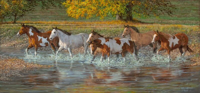 Crossing Walker Meadow by Chris Cummings