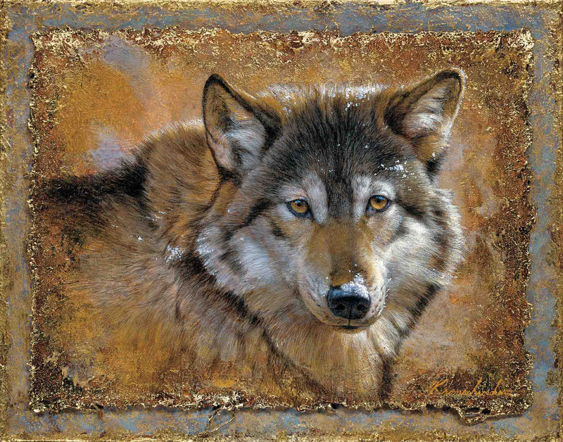 Crystals And Gold-Wolf