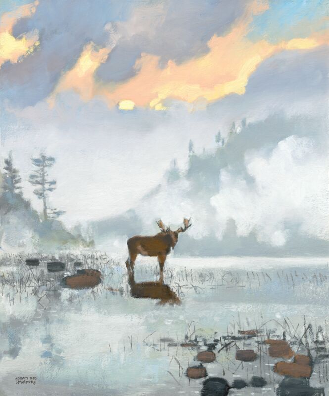 Foggy Morning Off the Gunflint by Wayne Meineke