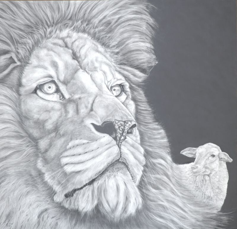 Lion and Lamb by Eddie Tipton