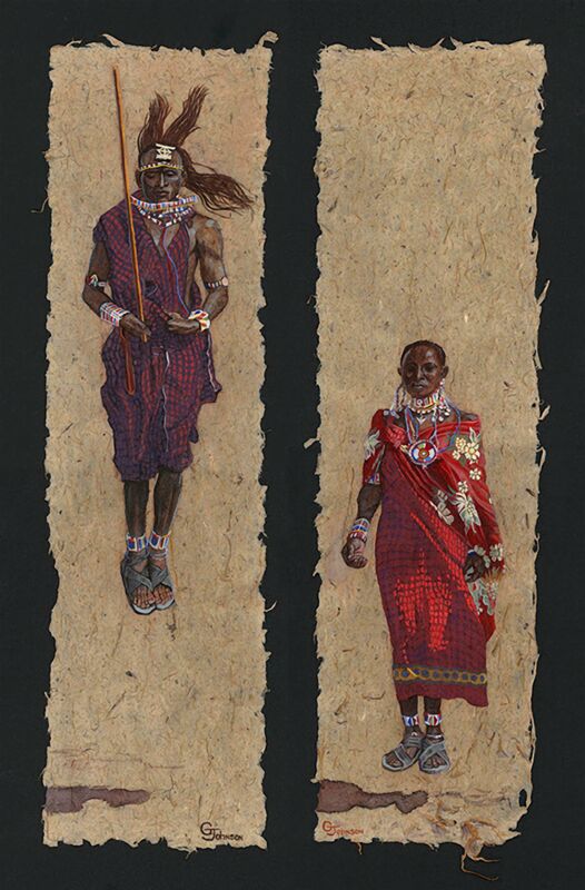 Masai Jumping Dance by Gary Johnson