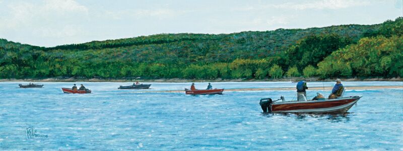 Meeting at the Bar by Rollie Brandt