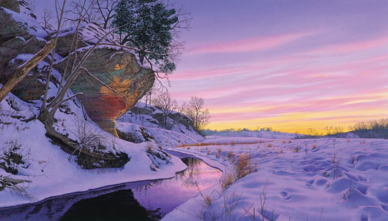 Peaceful Bluff Reflection