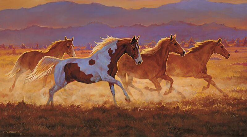 Taking Off—Horses