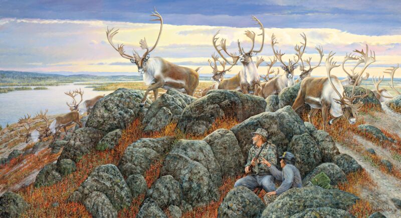 The Lucky Break—Caribou by Ron Van Gilder