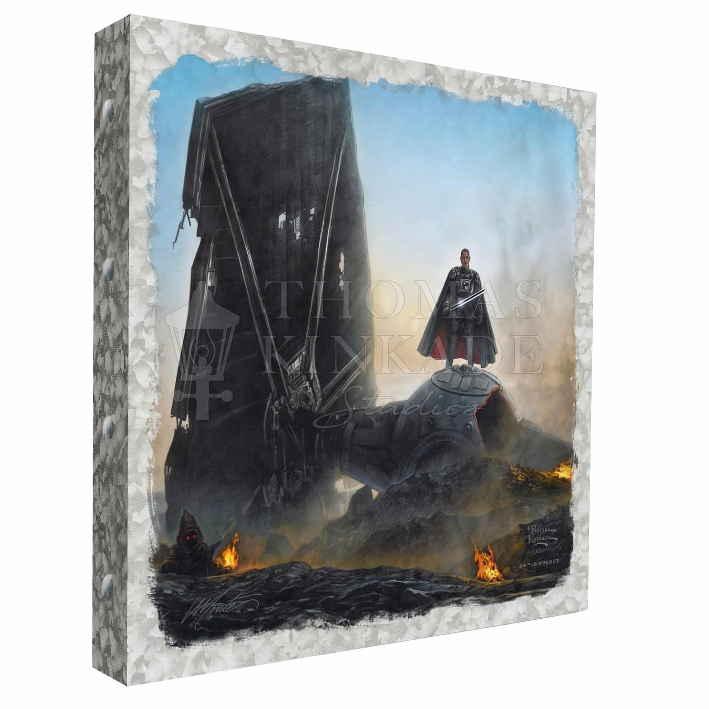 The Mandalorian™ - Undeterred - 14" x 14" Metal Box Art