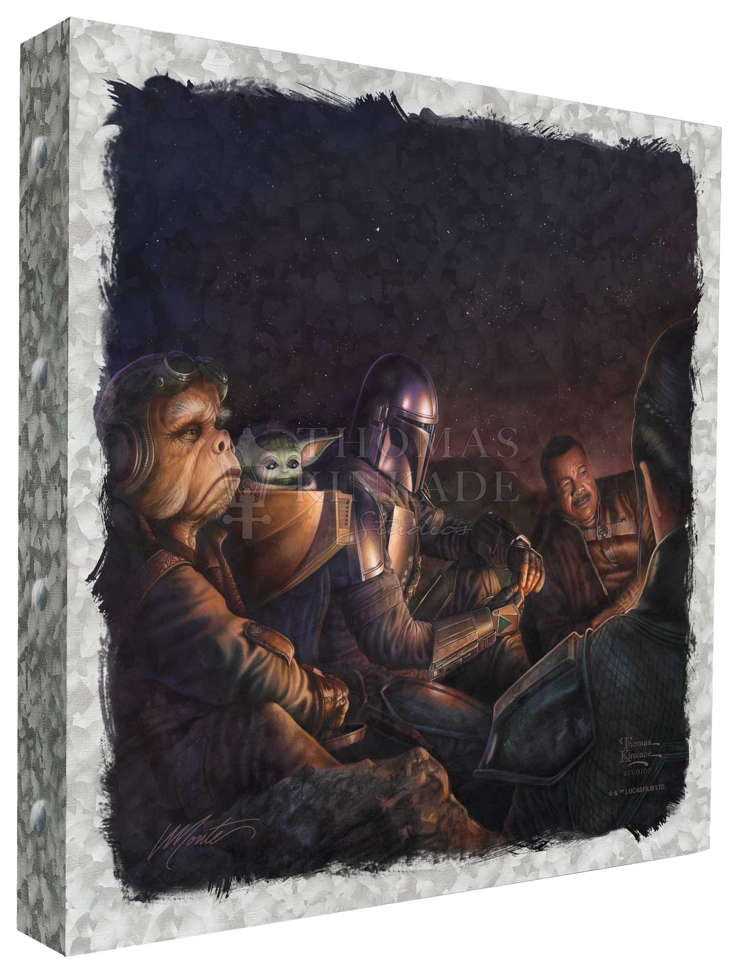 The Mandalorian™ - An Uneasy Alliance - 14" x 14" Metal Box Art