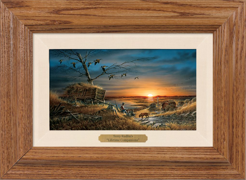 Lifetime Companions - 9.75" x 13.5" Framed Oak Collage