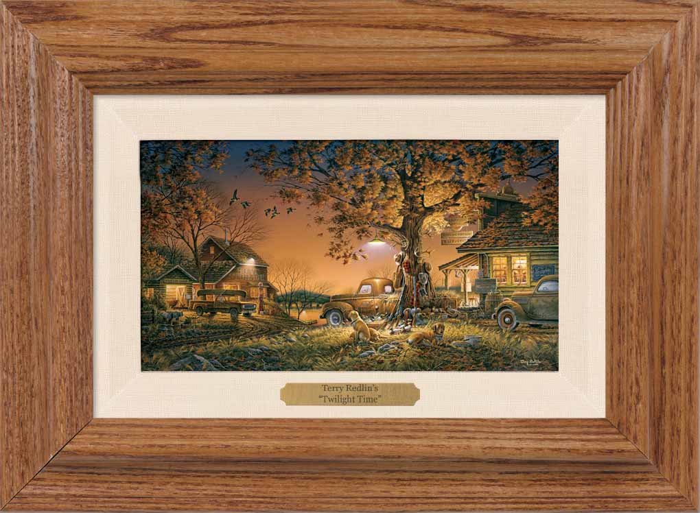 Twilight Time - 9.75" x 13.5" Framed Oak Collage