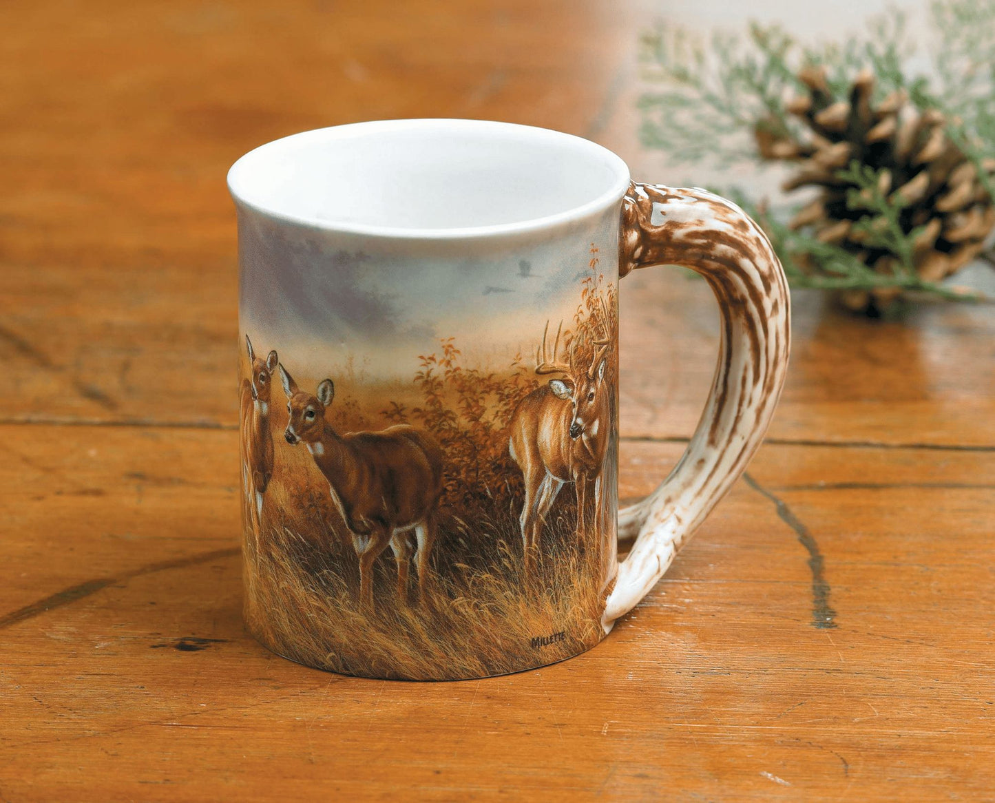 Meadow Mist - Whitetail Deer - Sculpted Mug