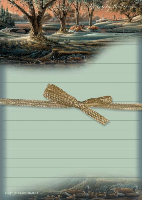 SPRING GREENS SMALL NOTEPAD