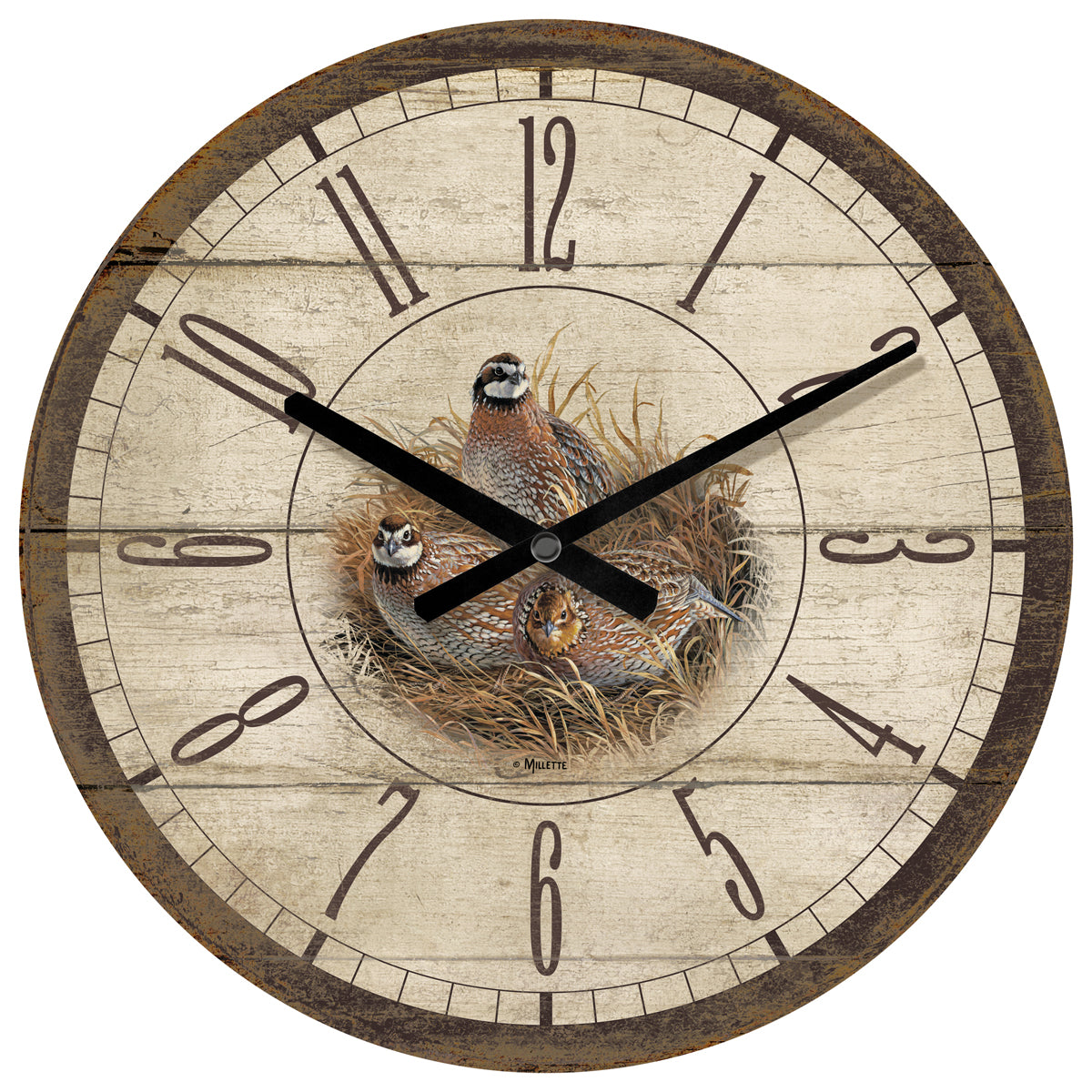 Wagon Wheel - 21" Round Clock