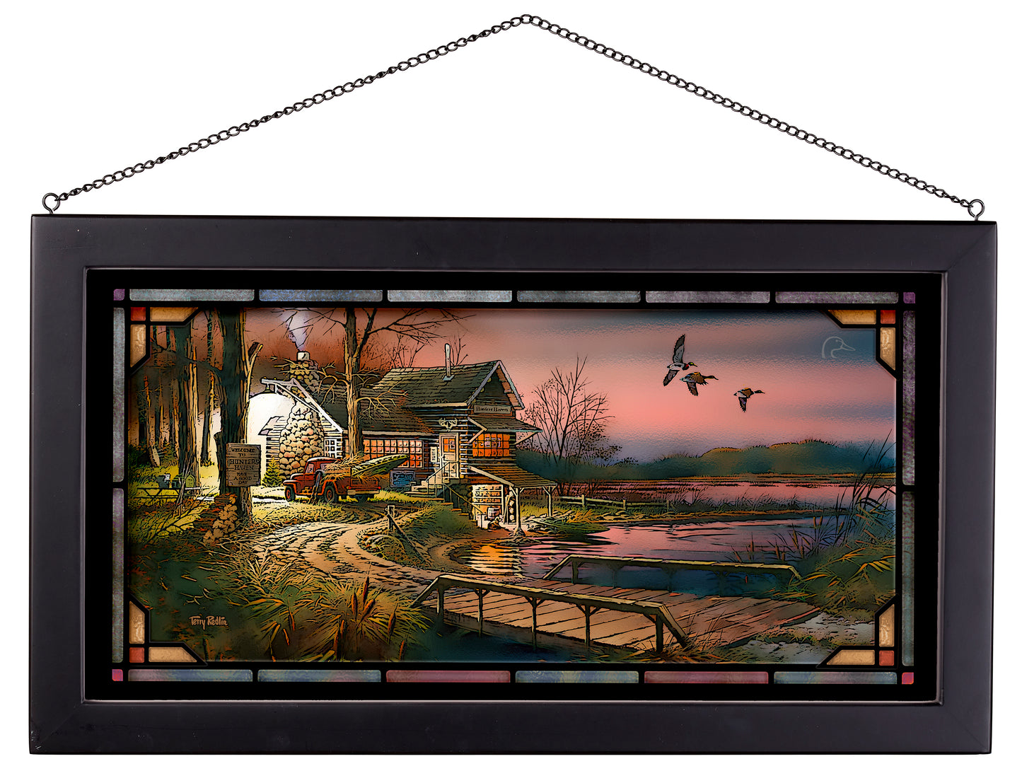 Hunter's Haven - Stained Glass Art