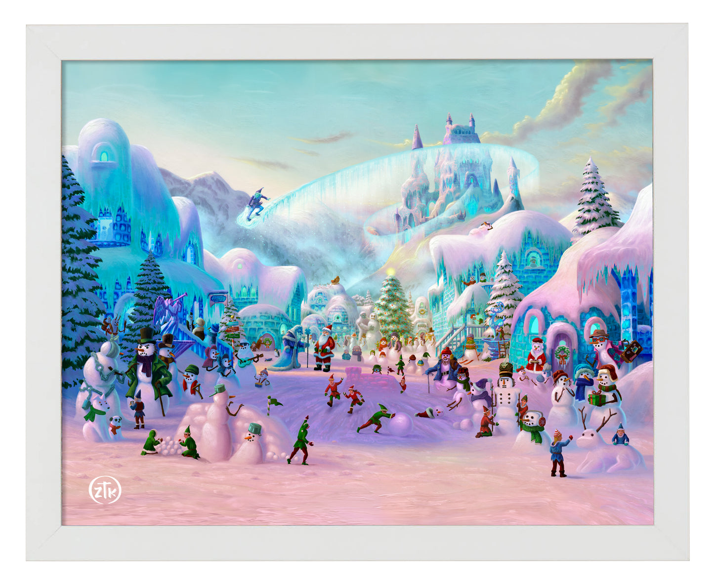 Snowman Sanctuary - Art Prints