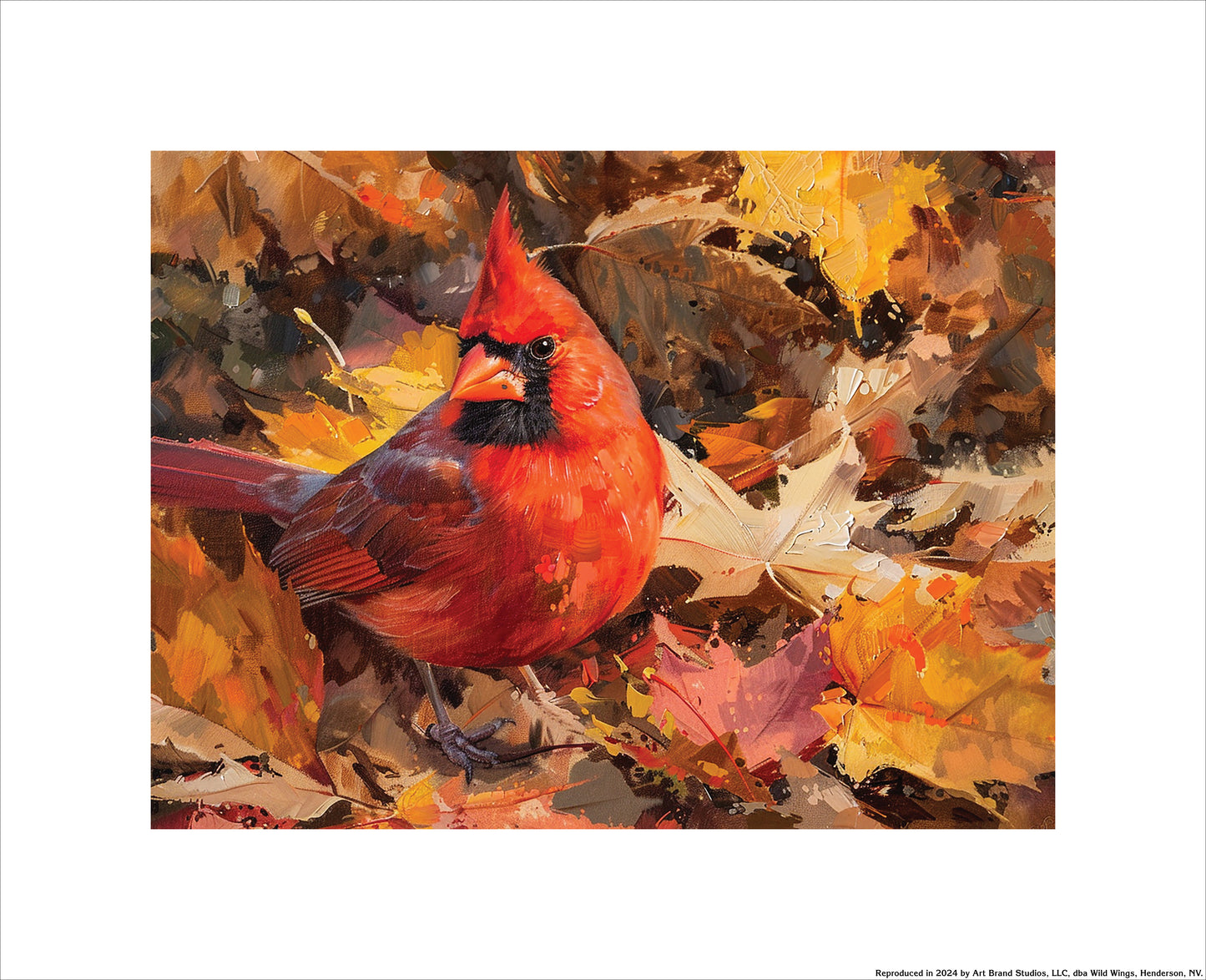 Fall Foliage - Cardinal - Art Prints