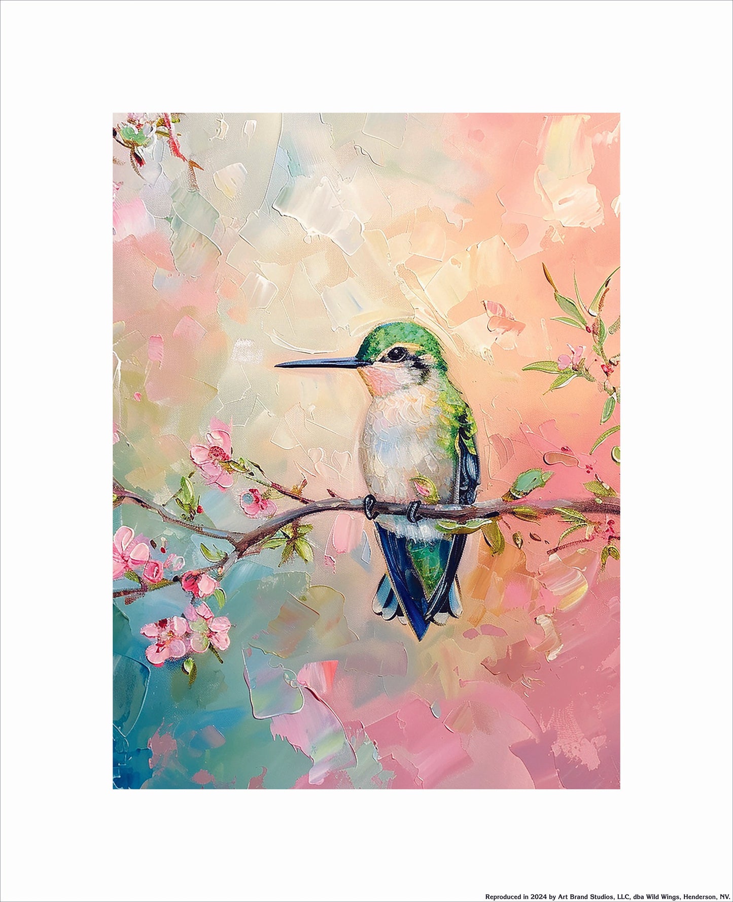 Graceful Gaze - Red Throated Hummingbird - Art Prints