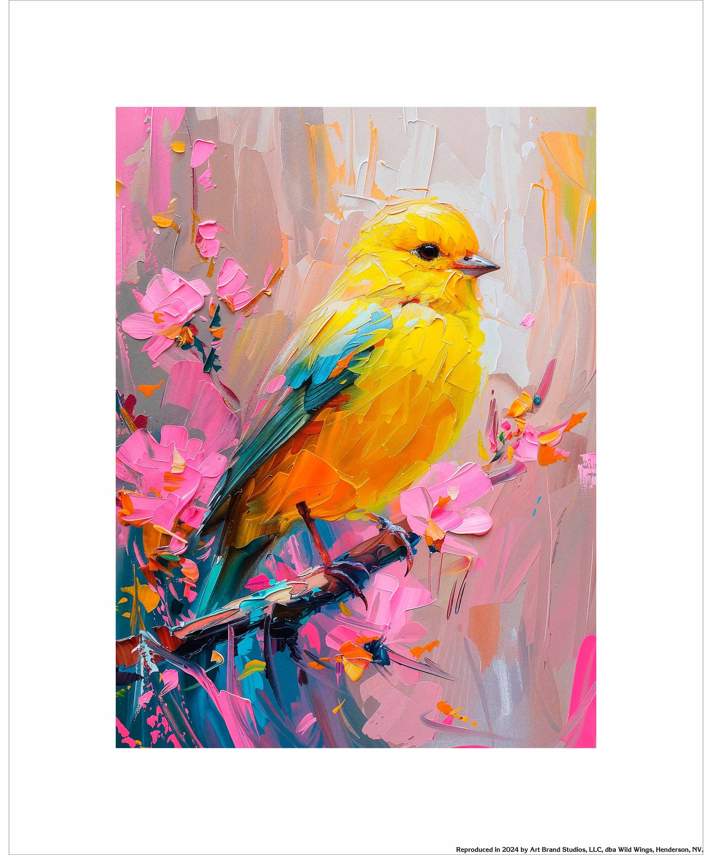 Sunlit Song - Warbler - Art Prints