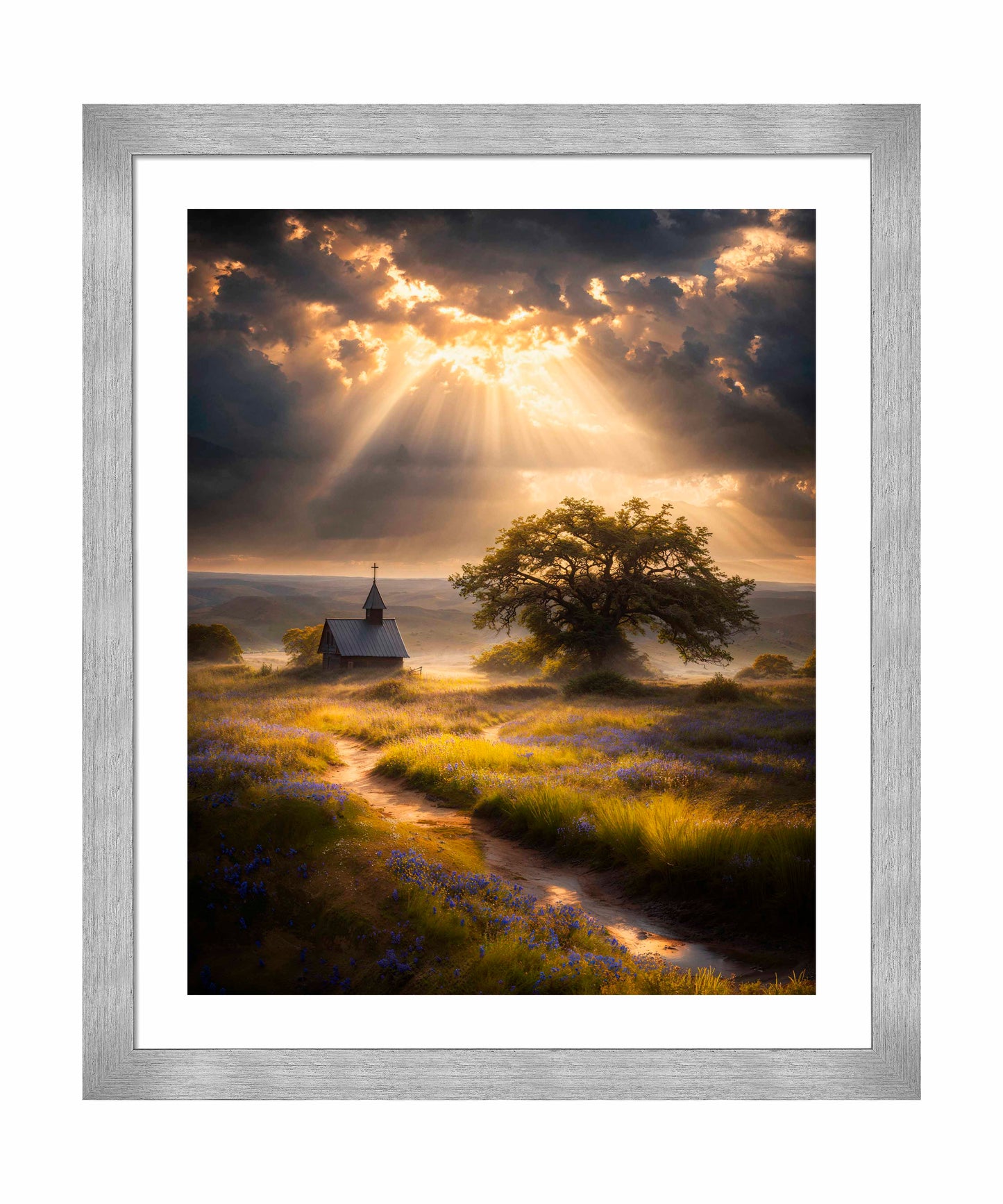 Celestial Rays Over Lone Star Land I - Art Prints