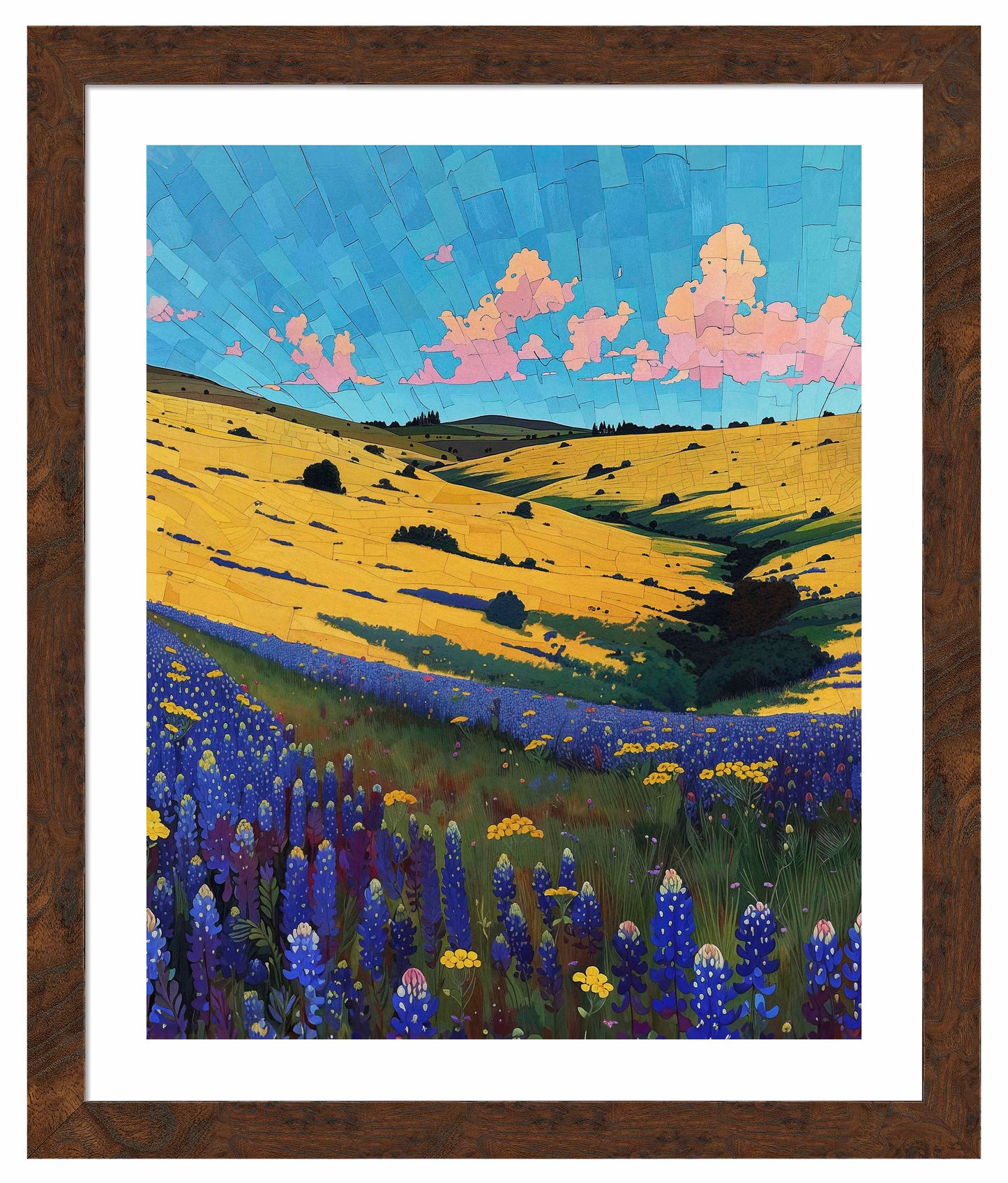 Bluebonnet Breeze I - Art Prints