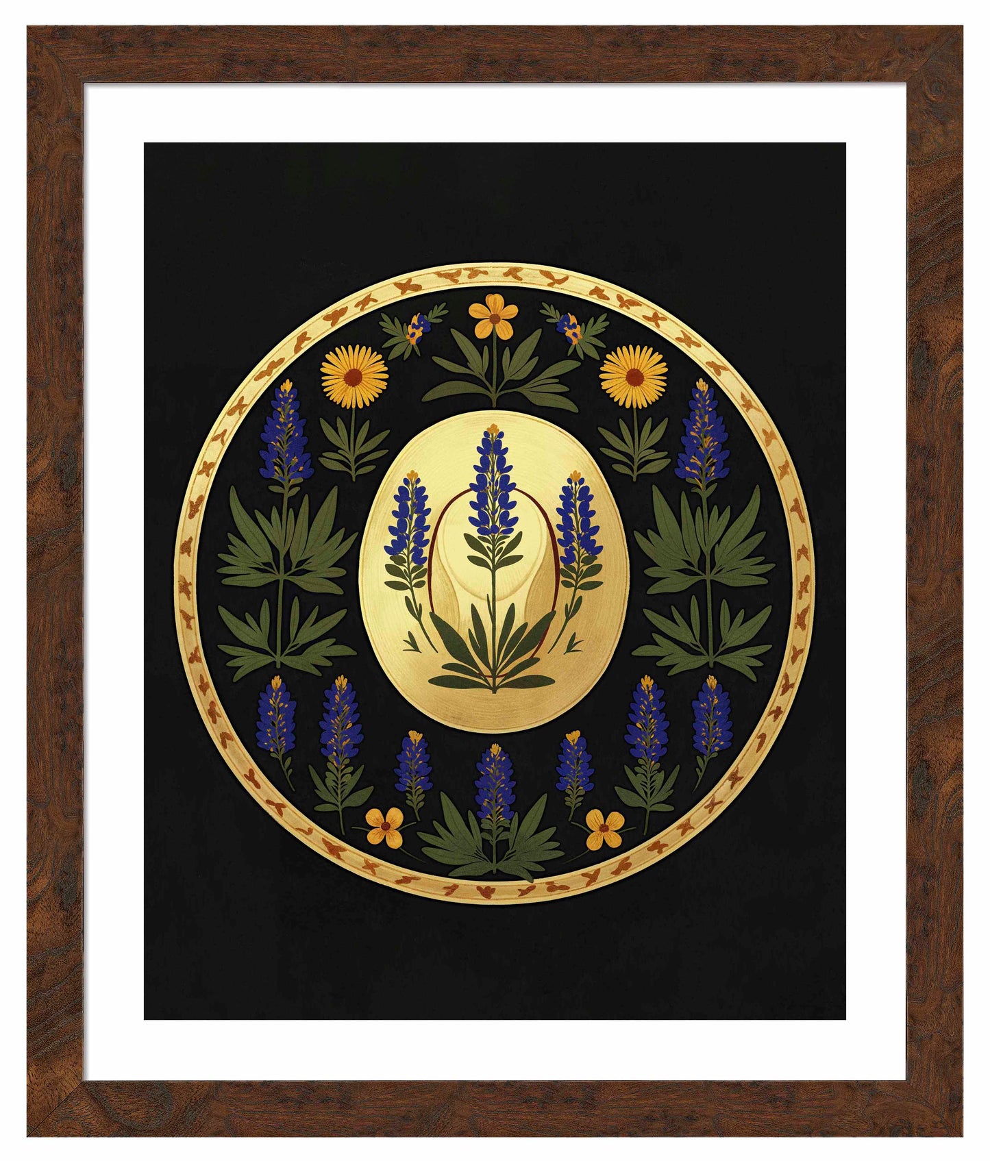 Bluebonnet Brimmer - Art Prints