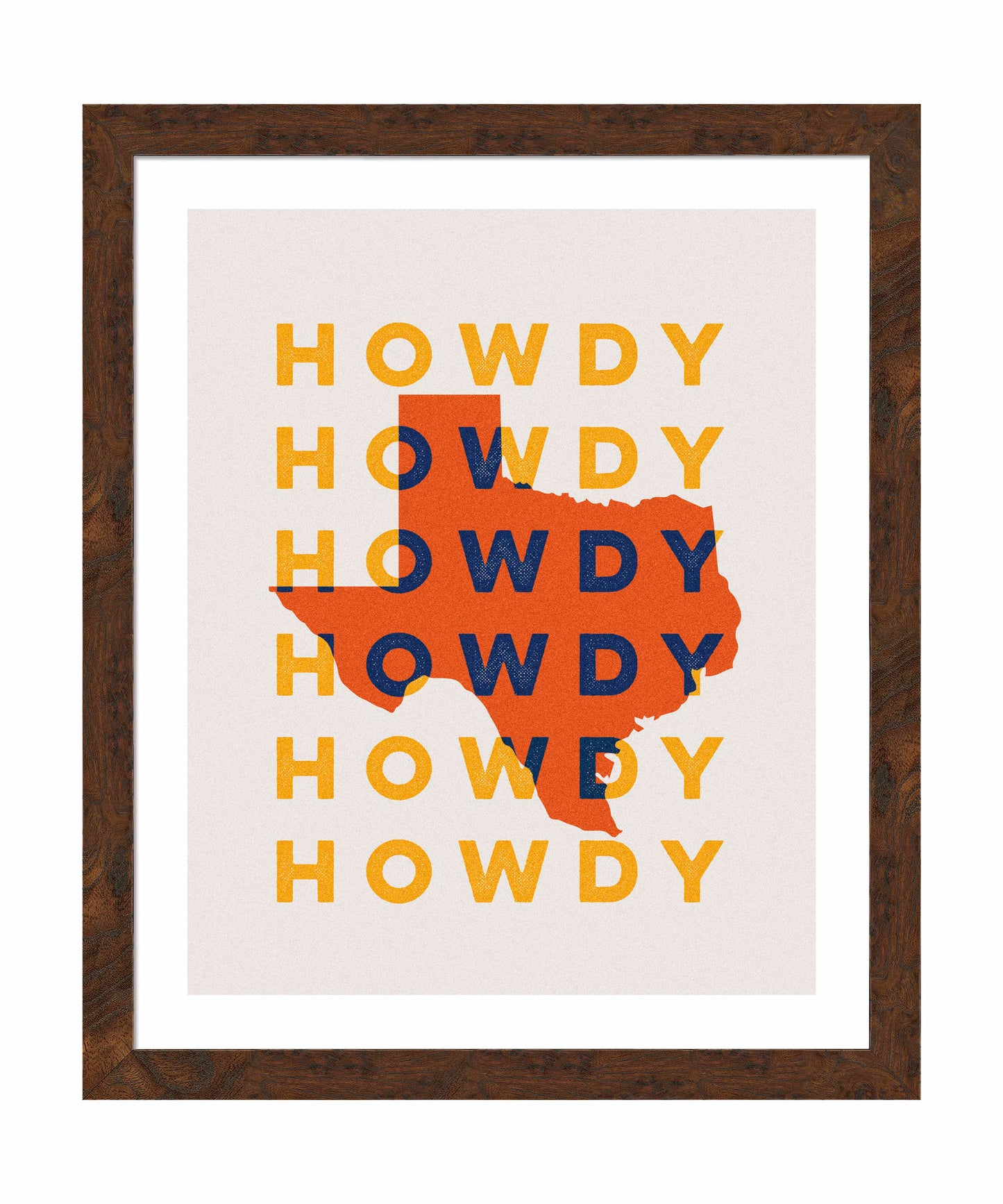 Texas Howdy B - Art Prints