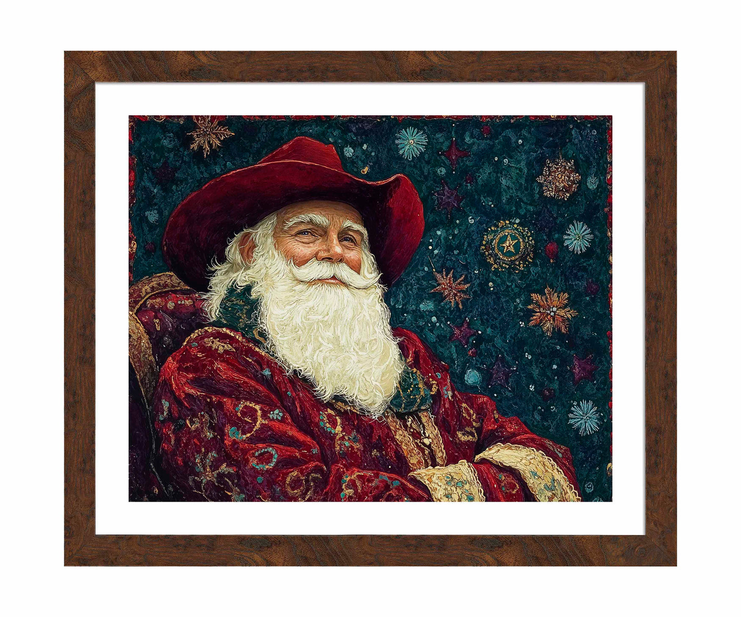 Frontier Father Christmas - Art Prints