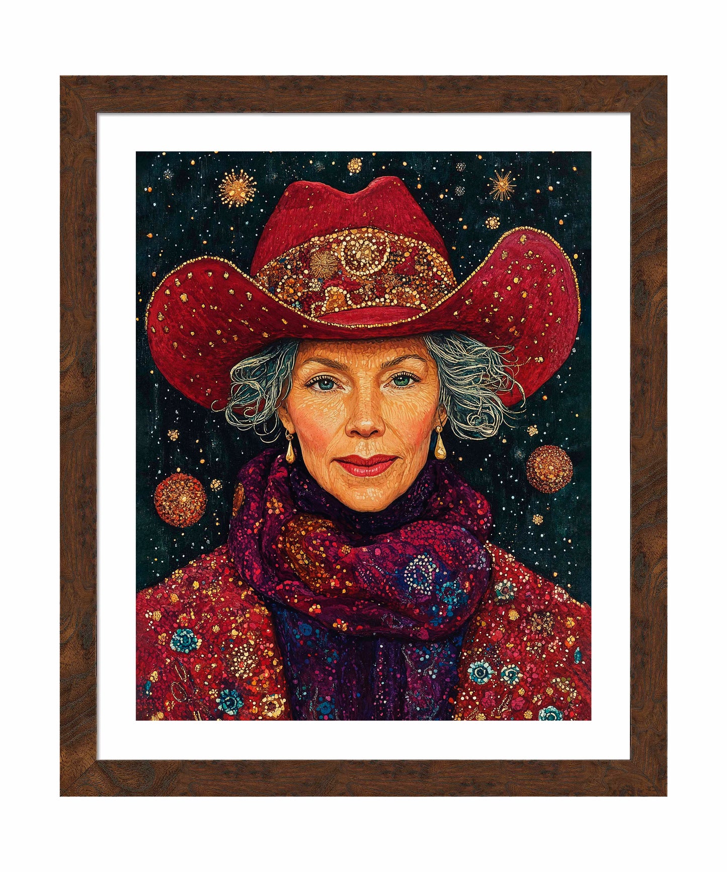 Portrait of Mrs. Claus - Art Prints