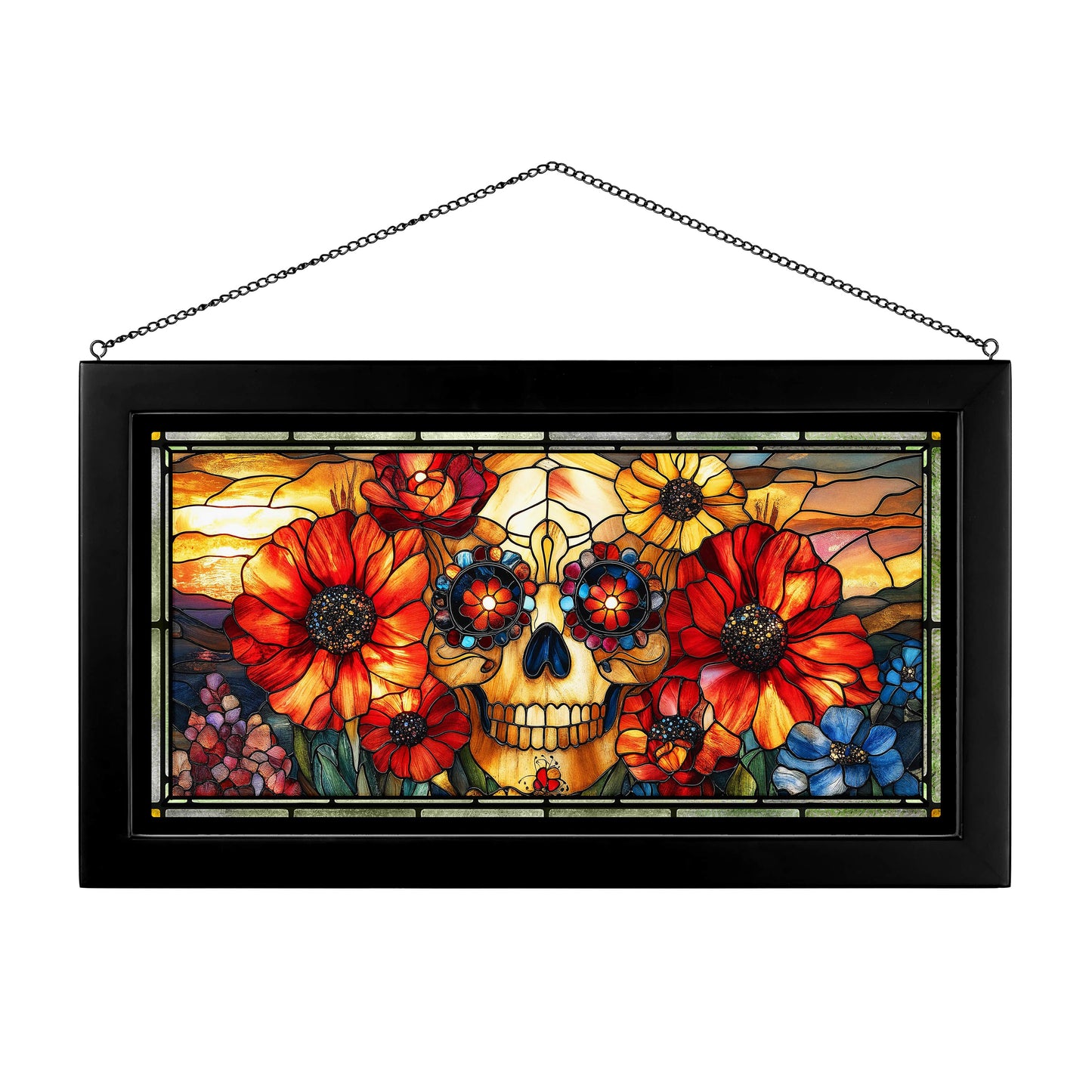 Fragrant Farewell - 13" x 23" Stained Glass Art