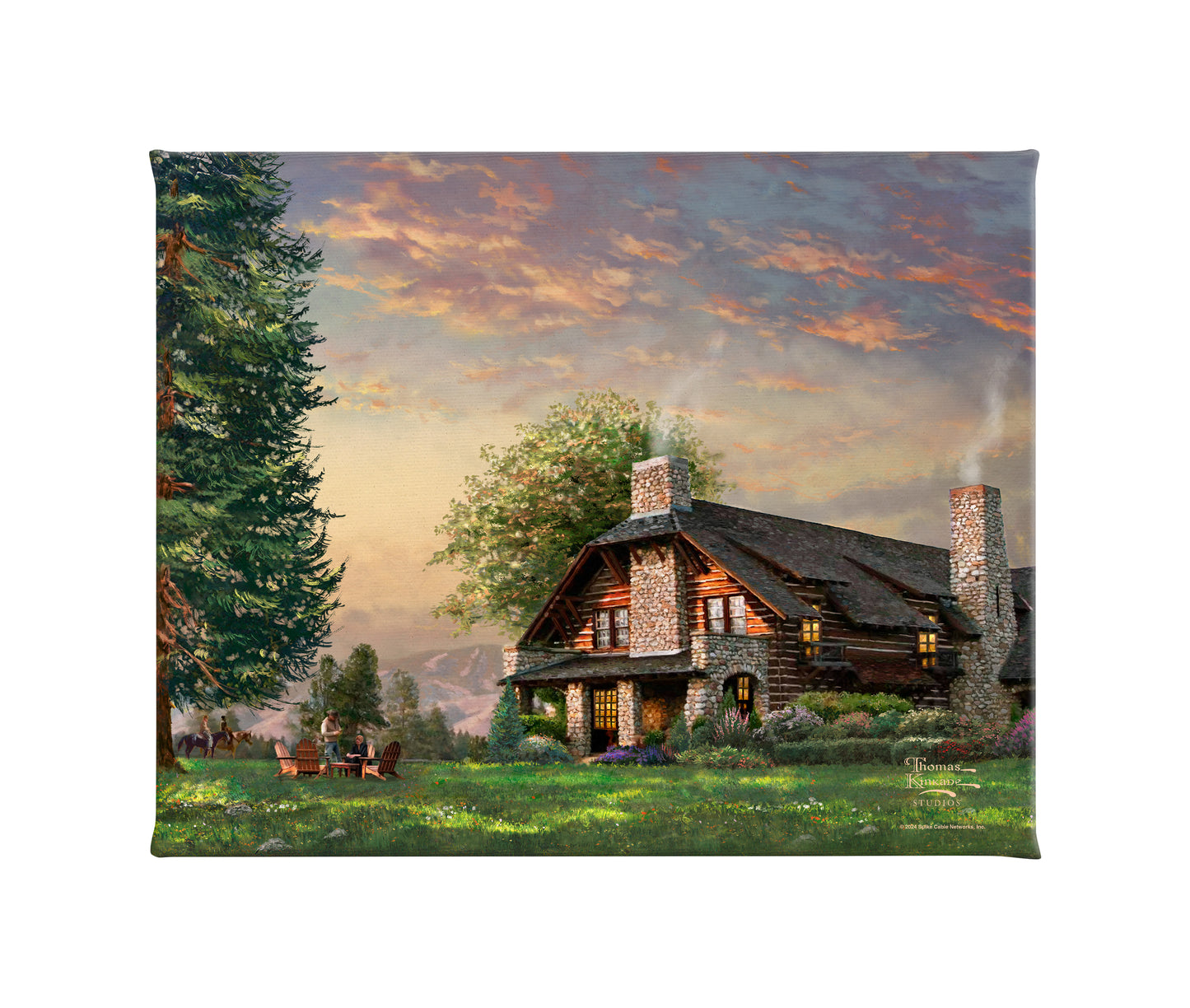 The Dutton House - 8" x 10" Gallery Wrapped Canvas