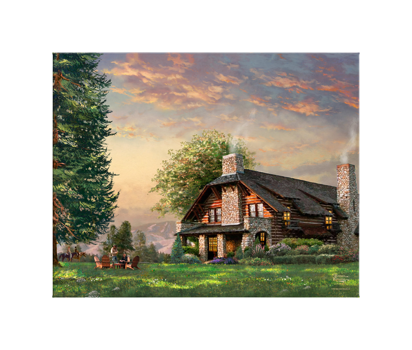 The Dutton House - 24" x 30" Gallery Wrapped Canvas