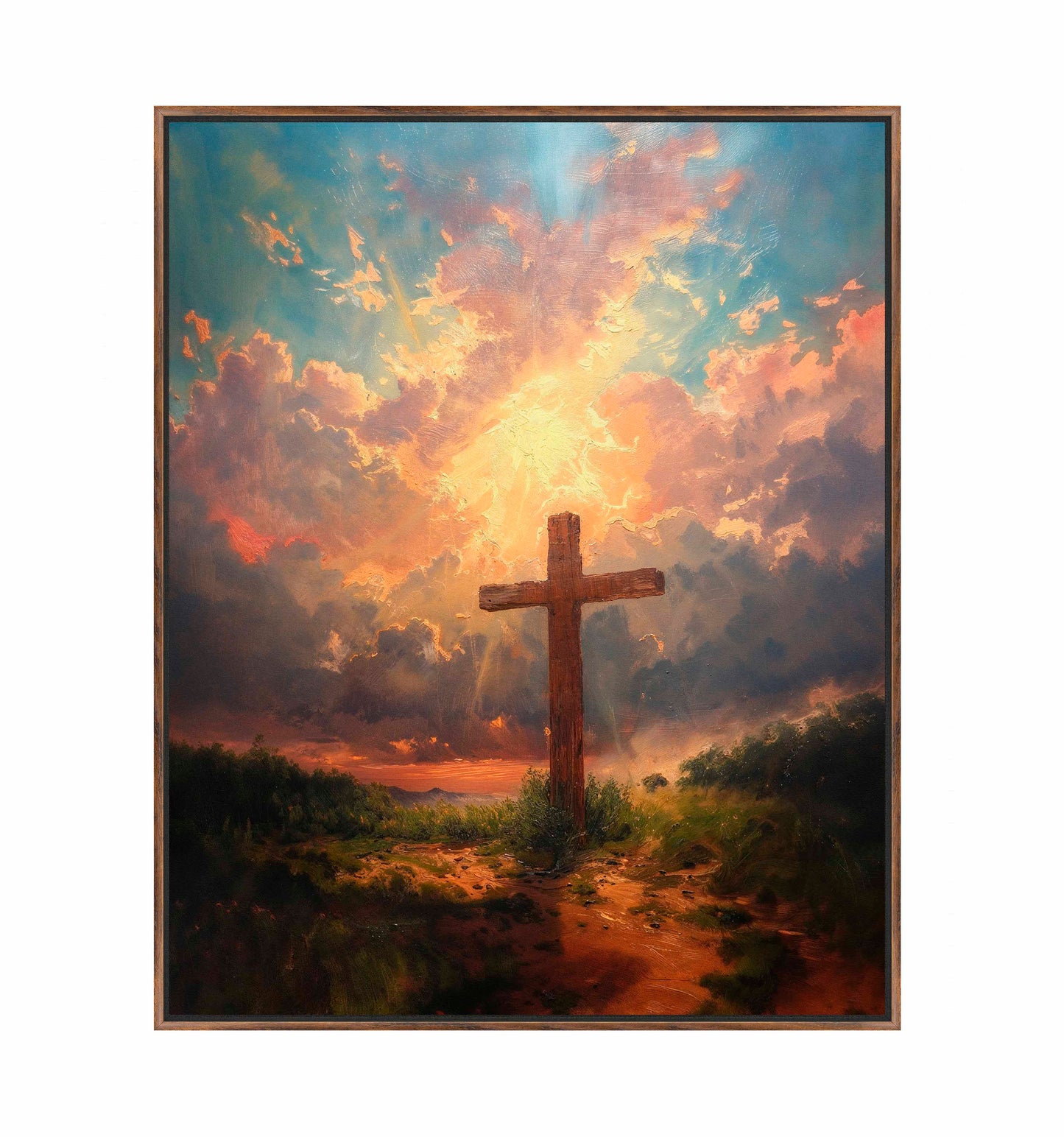 The Old Rugged Cross - Gallery Wrapped Canvas