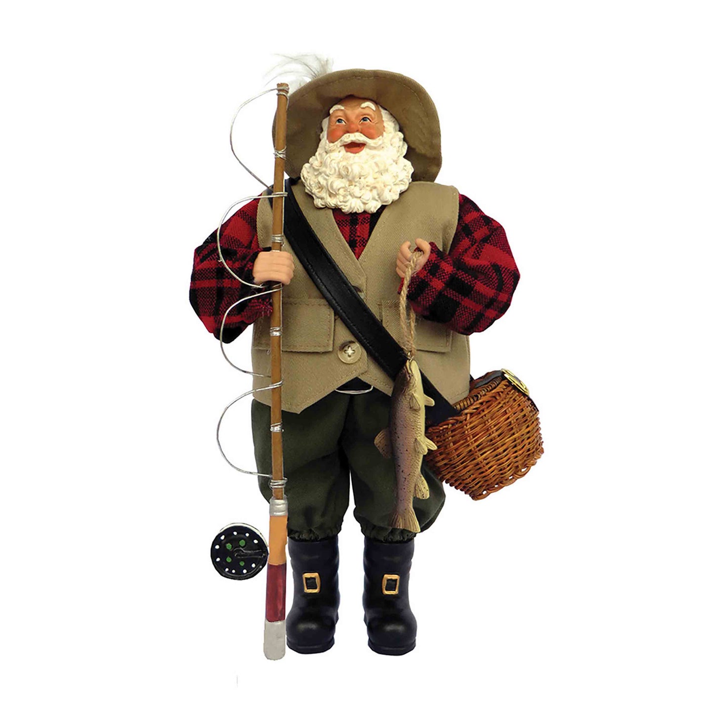 Fly Fishing - 12" Santa