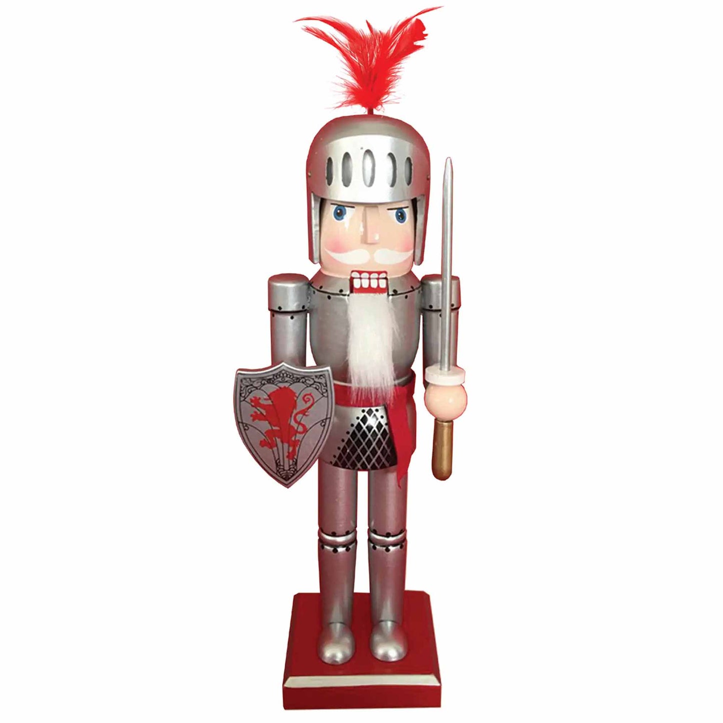 Red Lion Knight - 14" Nutcracker