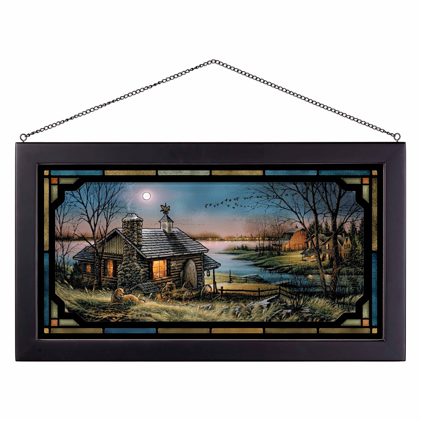 Pure Contentment - Stained Glass Art