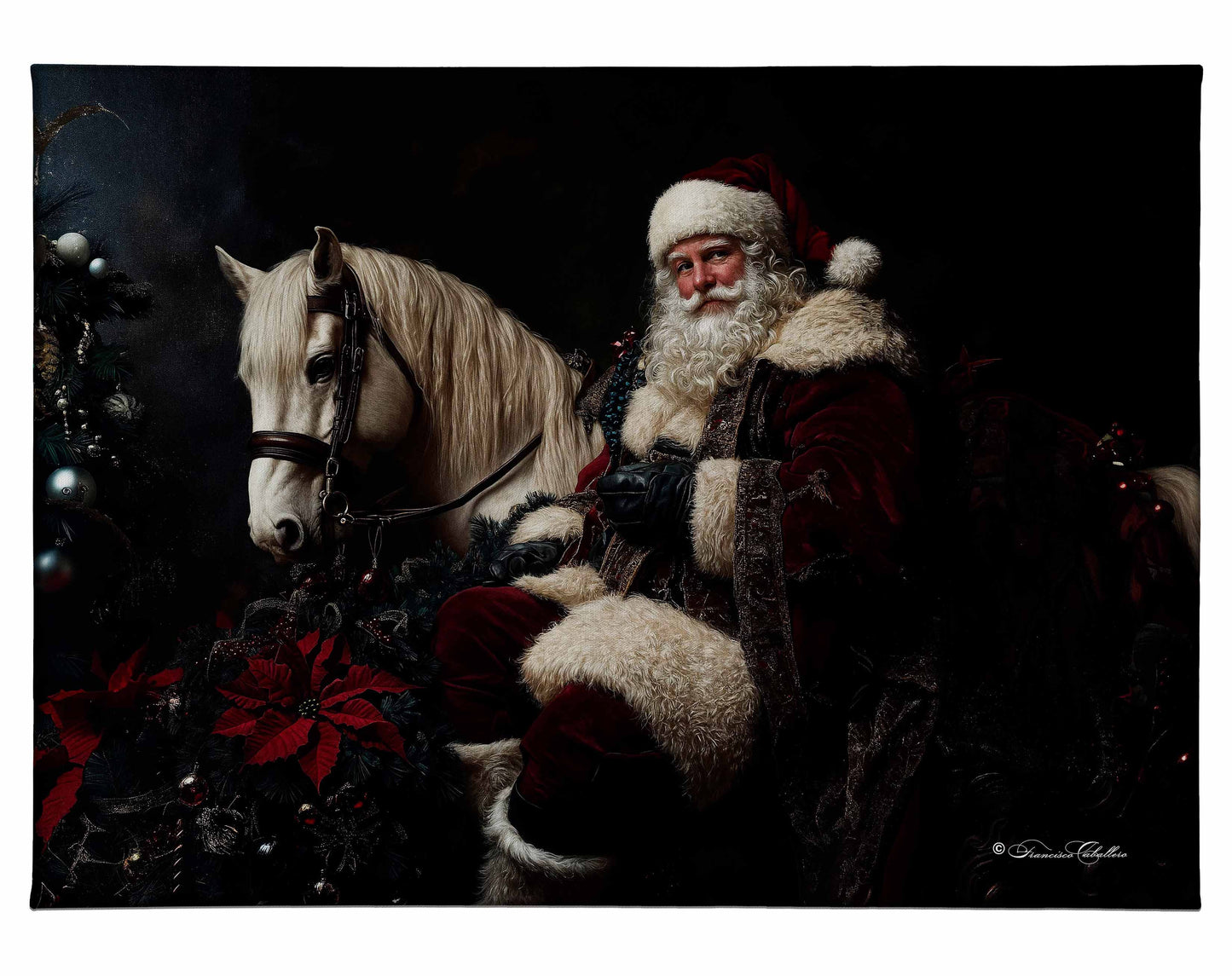 Christmas Eve Preparations - 13" x 18" Gallery Wrapped Canvas