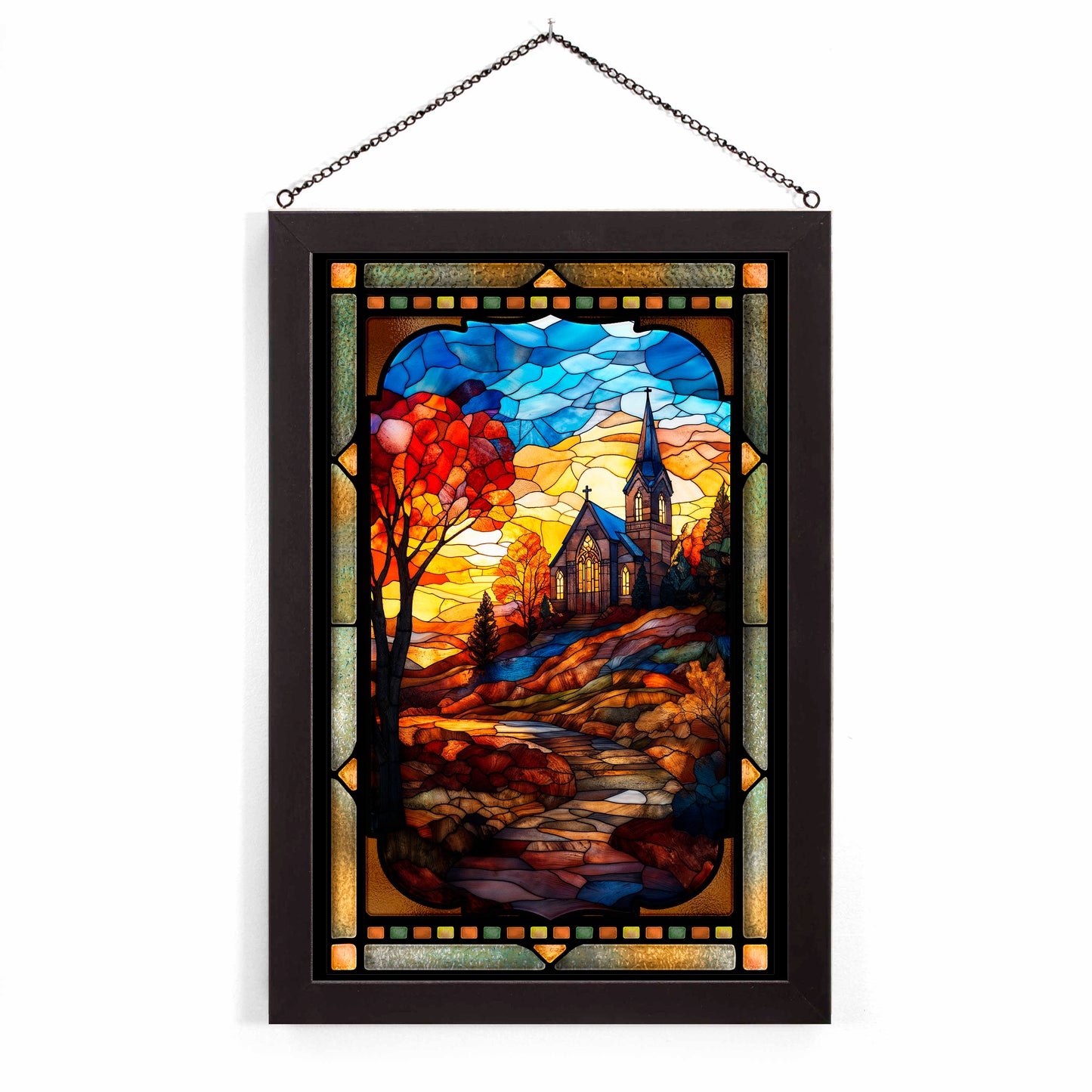 Morning Service - Stained Glass Art