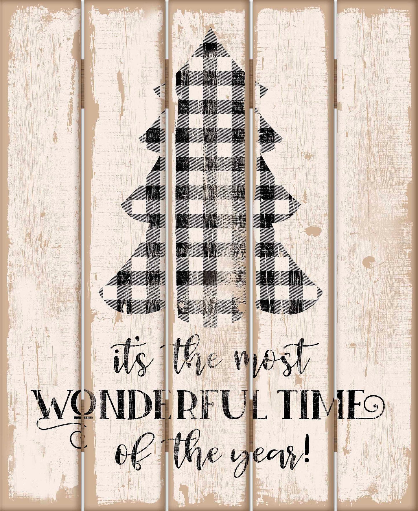 Wonderful Time Tree - 18" x 22" Pallet Wall Art