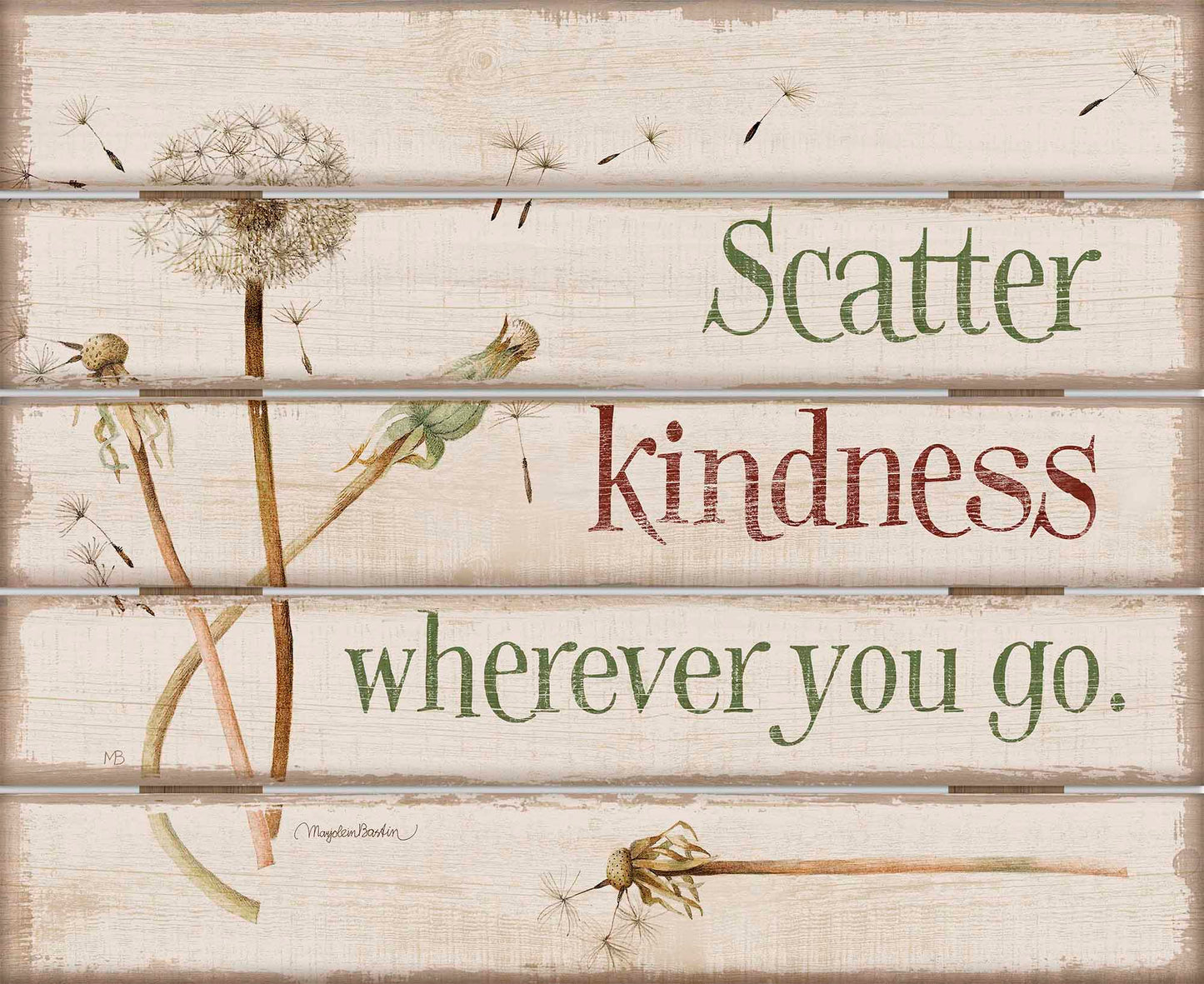 Scatter Kindness - 18" x 22" Pallet Wall Art
