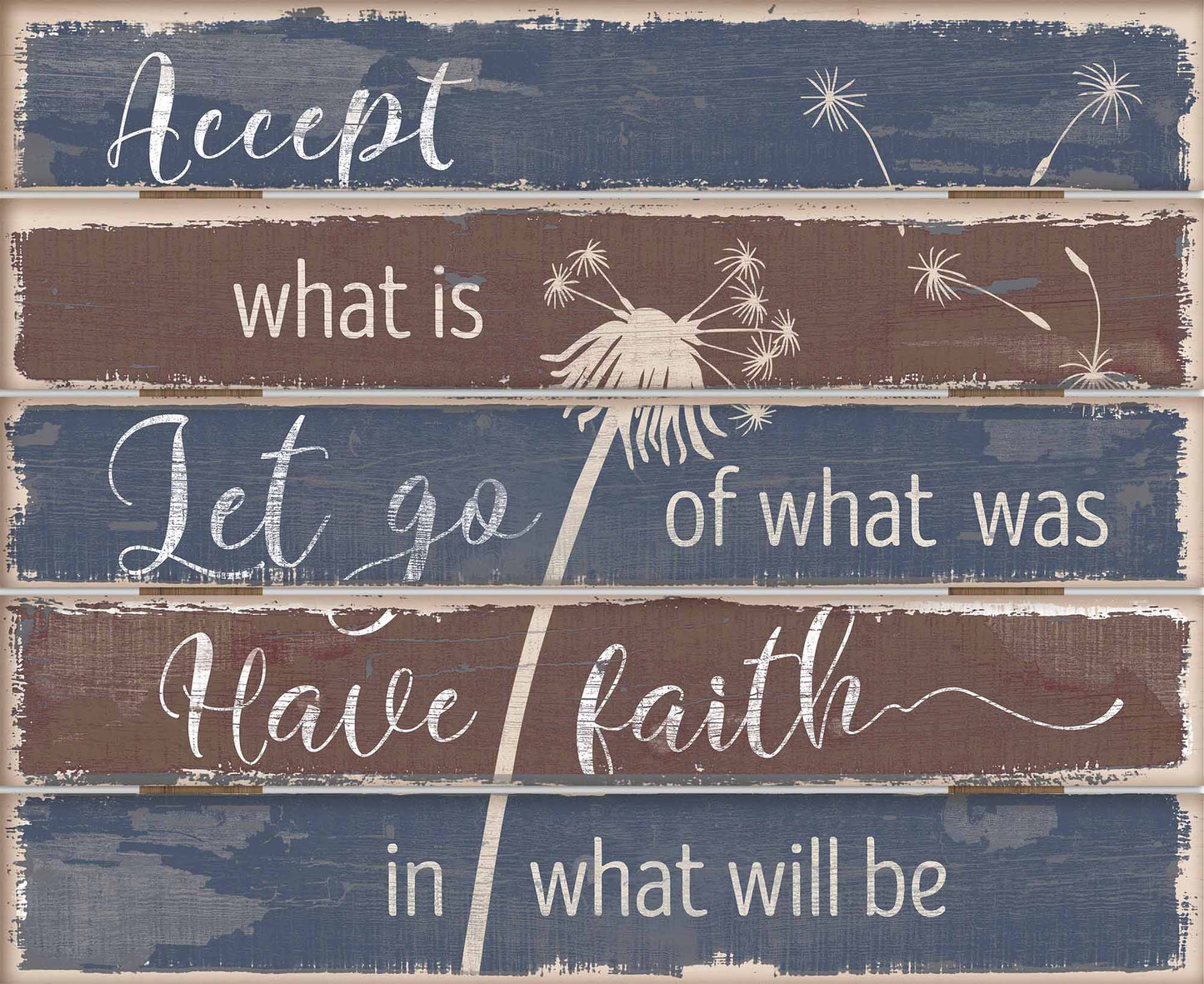 Accept What Is - 18" x 22" Pallet Wall Art