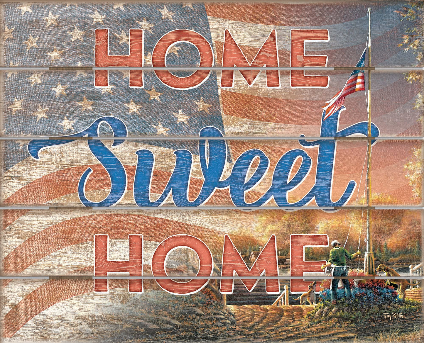 Home Sweet Home - 18" x 22" Pallet Wall Art